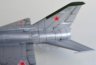 Scale model  Ye-152A Soviet twin-engined interceptor