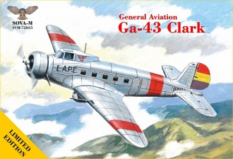 Scale model  GA-43 "Clark" airliner (in L.A.P.E. service)