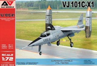 Scale model  VJ 101C-X1 Supersonic-capable VTOL fighter