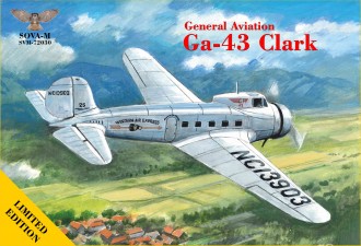 Scale model  GA-43 "Clark" airliner (Western Air Express service)