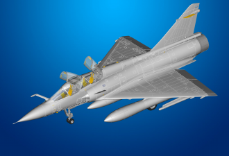 Scale model  Mirage 2000B operational trainer