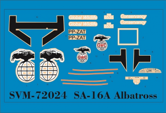 Scale model  SA-16A "Albatross" (Global Wildlife livery)