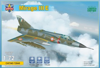 Scale model  Mirage IIIE fighter-bomber