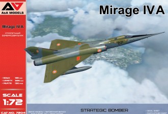 Scale model  Mirage IVA Strategic bomber