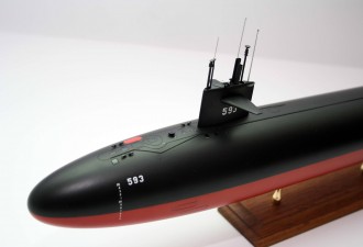 Scale model  USS Thresher (SSN-593)