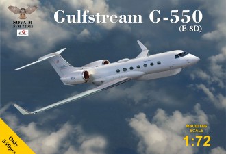 Scale model  Gulfstream G-550 (E-8D) "JSTARS" testbed aircraft