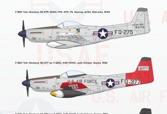 Scale model  F-82 E/H "Twin Mustang"