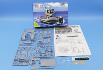 Scale model  BB-19 "Boomin Beaver" security tug boat