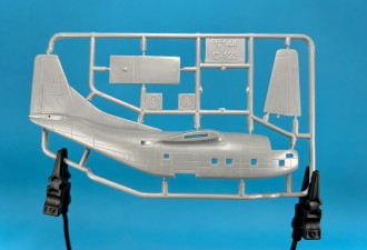 Scale model  C-123B/K "Provider" military transporter