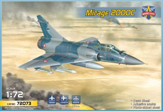 Scale model  Mirage 2000C multirole jet fighter 