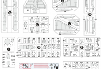 Scale model  Mirage IVA Strategic bomber