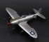 Scale model XP-72 experim.fighter (four-bladed prop.)